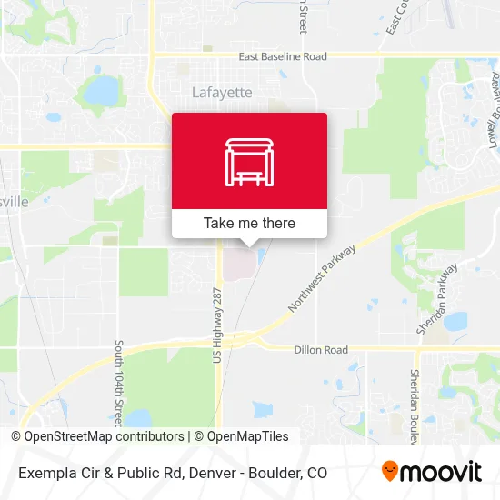 Exempla Cir & Public Rd map