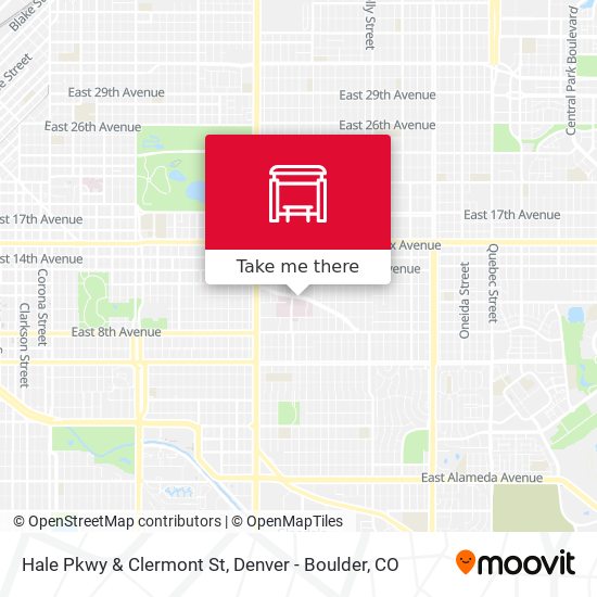 Hale Pkwy & Clermont St map