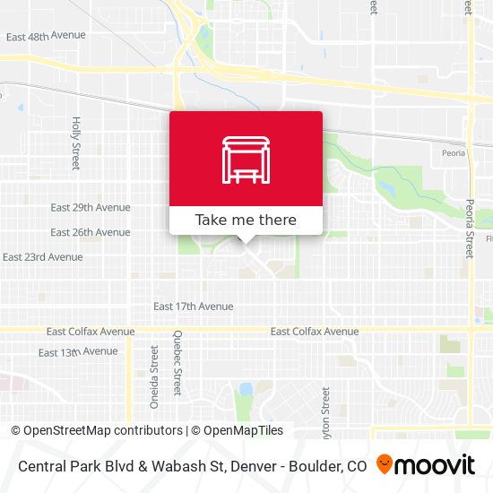 Central Park Blvd & Wabash St map