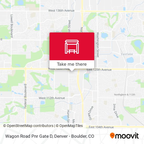 Wagon Road Pnr Gate D map