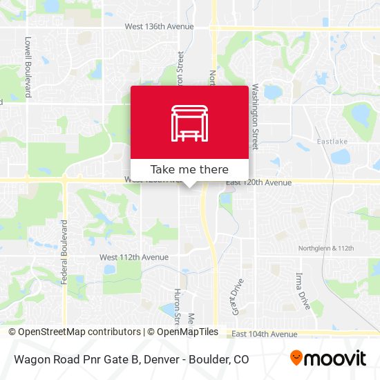 Wagon Road Pnr Gate B map