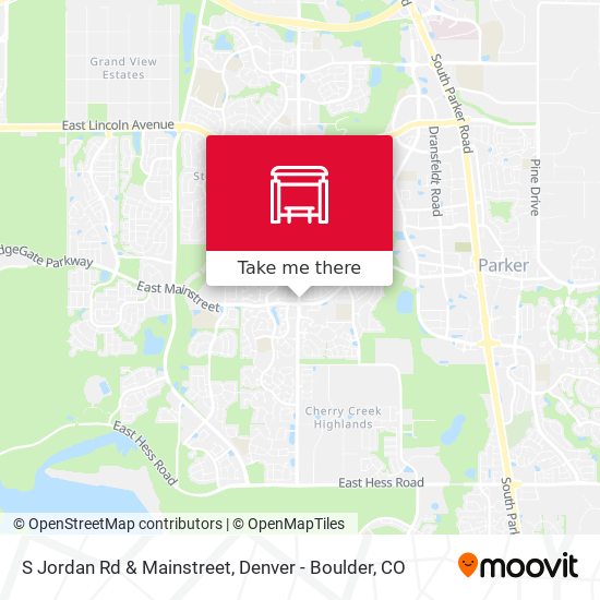 S Jordan Rd & Mainstreet map