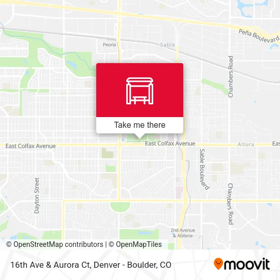 Mapa de 16th Ave & Aurora Ct