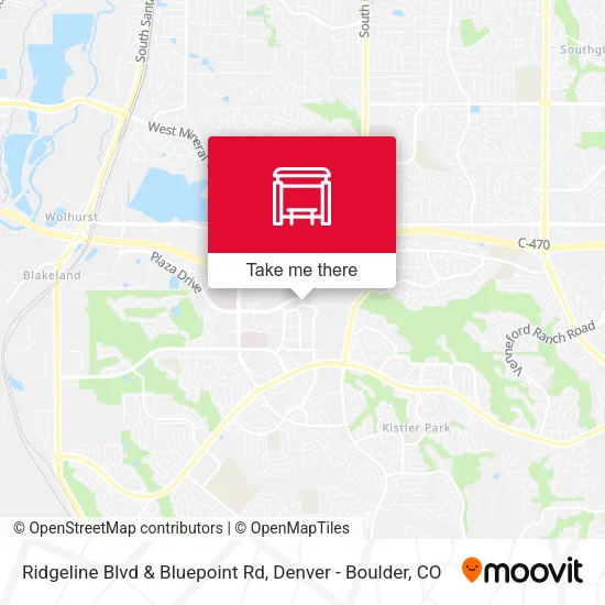 Ridgeline Blvd & Bluepoint Rd map