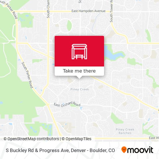 S Buckley Rd & Progress Ave map
