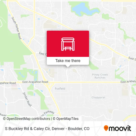 S Buckley Rd & Caley Cir map
