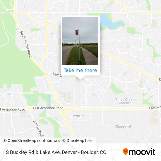 S Buckley Rd & Lake Ave map