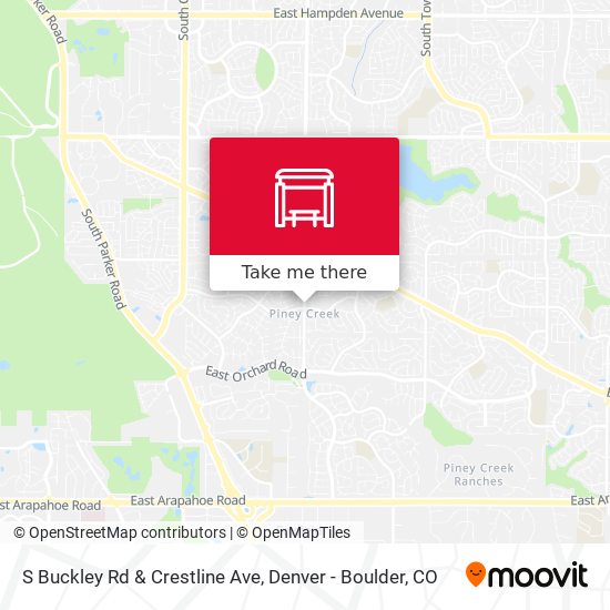S Buckley Rd & Crestline Ave map