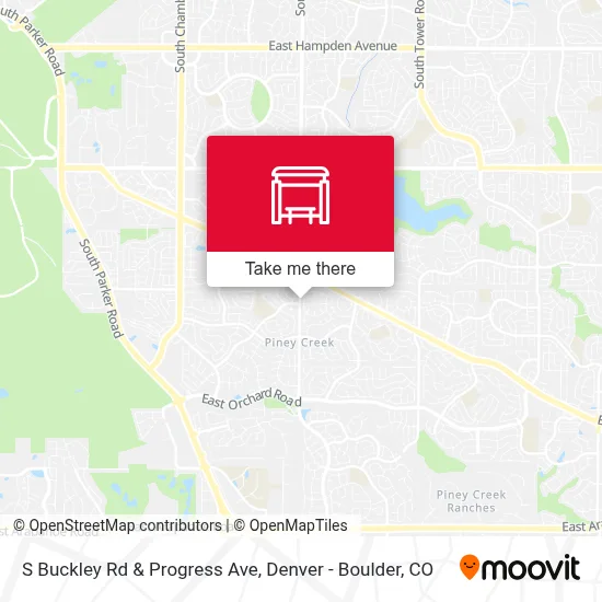 S Buckley Rd & Progress Ave map