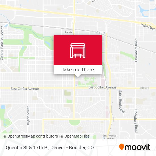 Quentin St & 17th Pl map