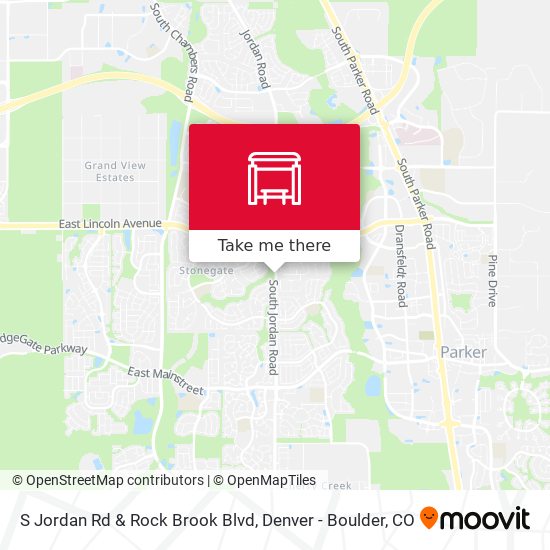 S Jordan Rd & Rock Brook Blvd map