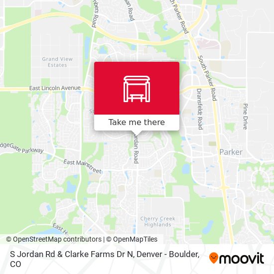 S Jordan Rd & Clarke Farms Dr N map