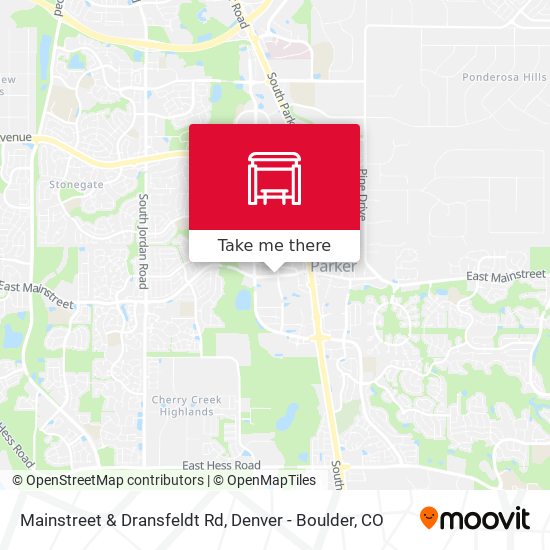 Mainstreet & Dransfeldt Rd map