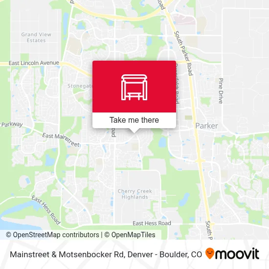 Mainstreet & Motsenbocker Rd map