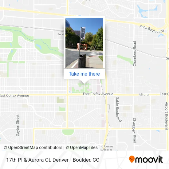Mapa de 17th Pl & Aurora Ct