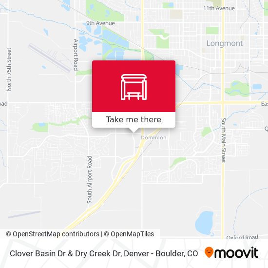 Clover Basin Dr & Dry Creek Dr map
