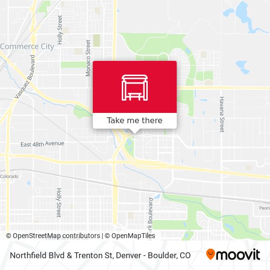 Northfield Blvd & Trenton St map