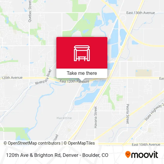 120th Ave & Brighton Rd map