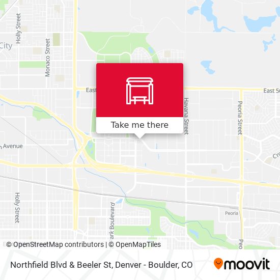 Northfield Blvd & Beeler St map