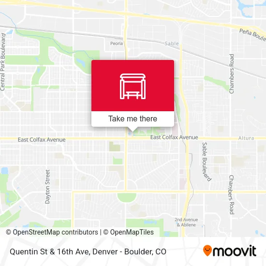Mapa de Quentin St & 16th Ave