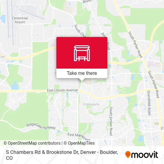 S Chambers Rd & Brookstone Dr map