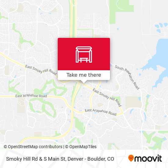 Smoky Hill Rd & S Main St map