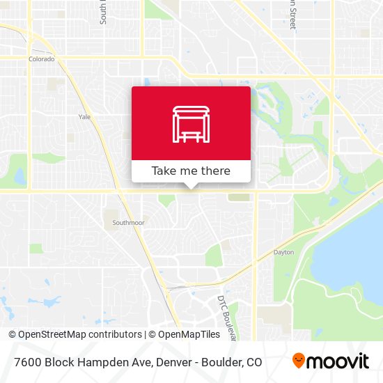 7600 Block Hampden Ave map