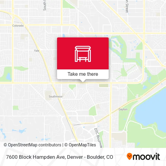 7600 Block Hampden Ave map