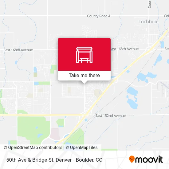 50th Ave & Bridge St map