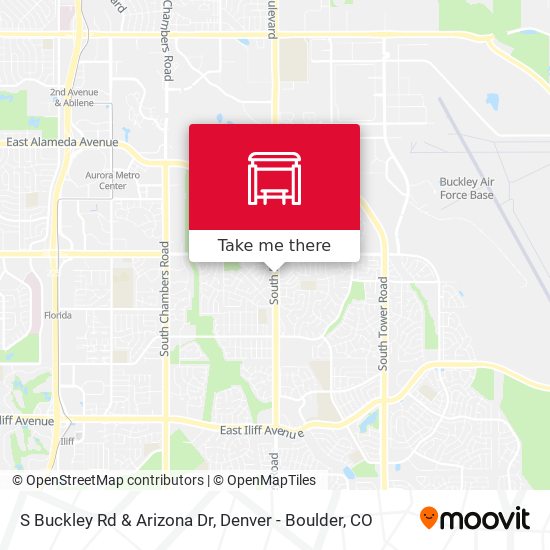 S Buckley Rd & Arizona Dr map
