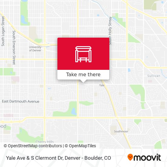 Yale Ave & S Clermont Dr map
