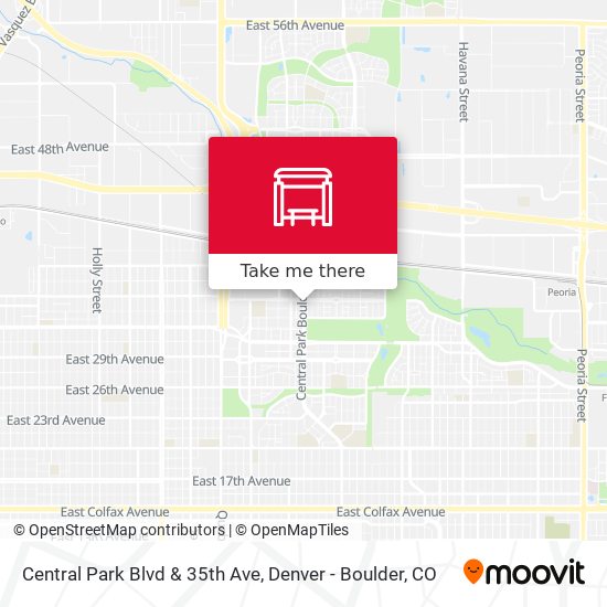 Central Park Blvd & 35th Ave map
