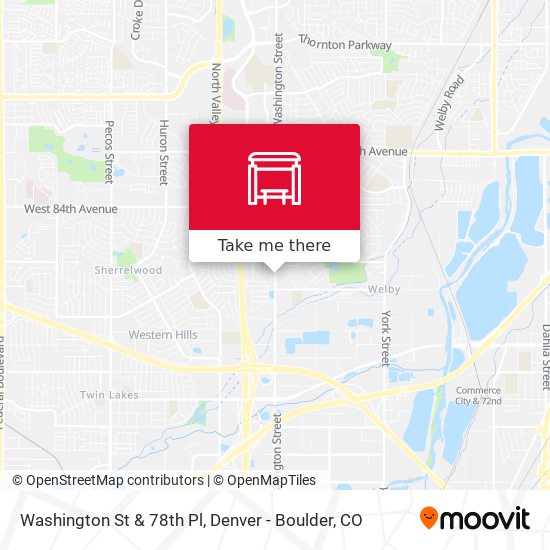Washington St & 78th Pl map