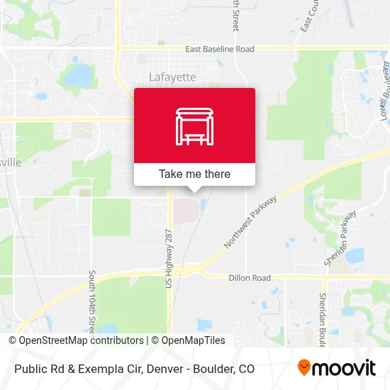 Public Rd & Exempla Cir map