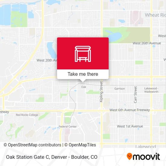 Oak Station Gate C map
