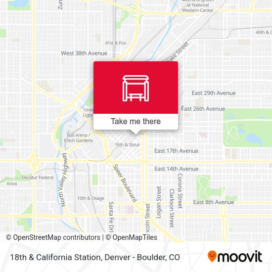 18th & California Station map