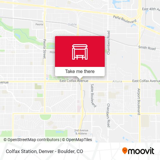 Colfax Station map