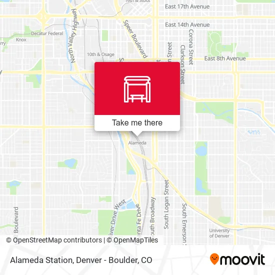 Alameda Station map