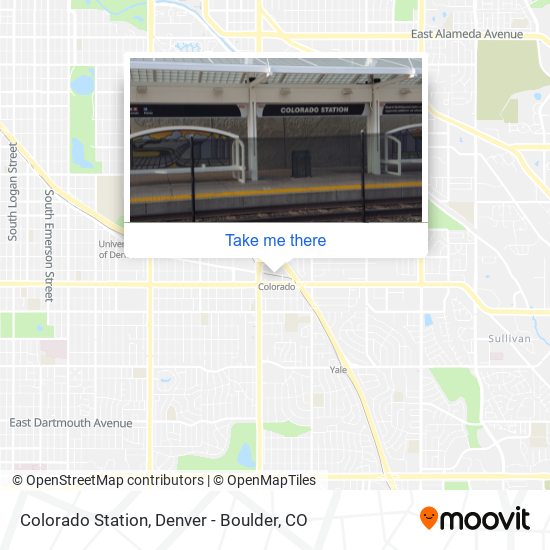 Mapa de Colorado Station