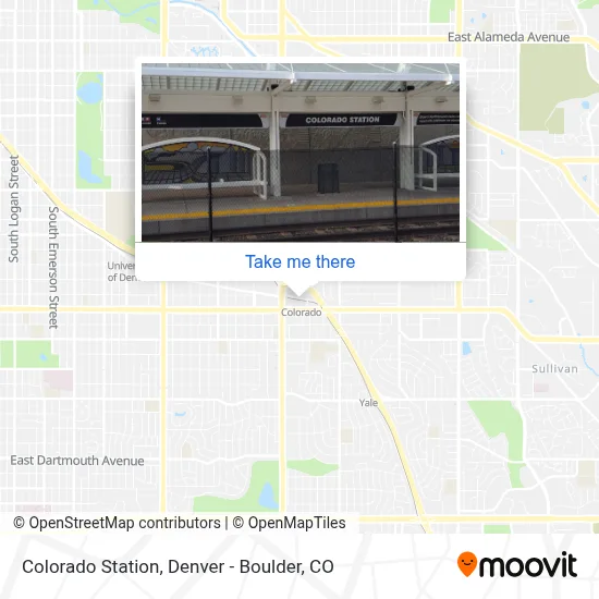 Colorado Station map