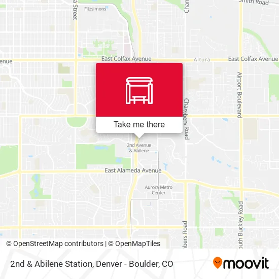 Mapa de 2nd & Abilene Station