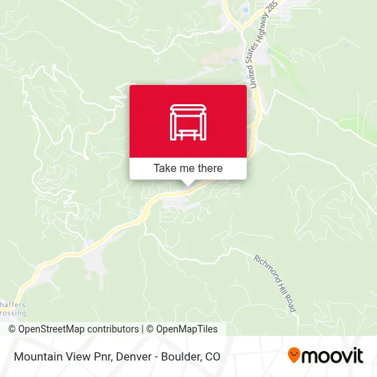 Mountain View Pnr map