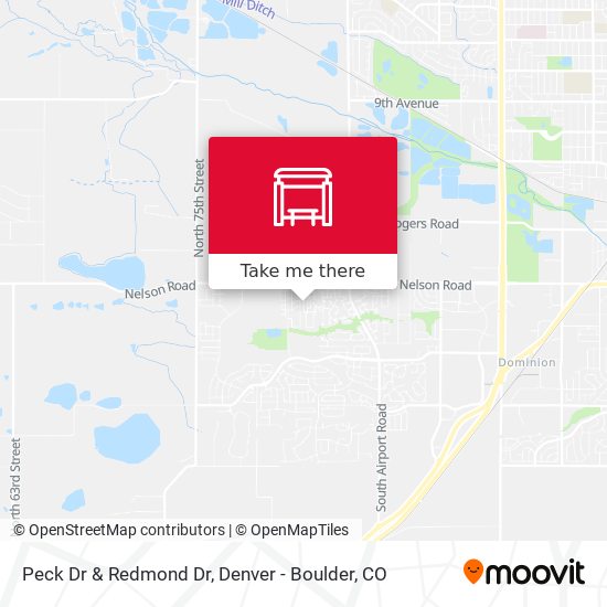 Peck Dr & Redmond Dr map