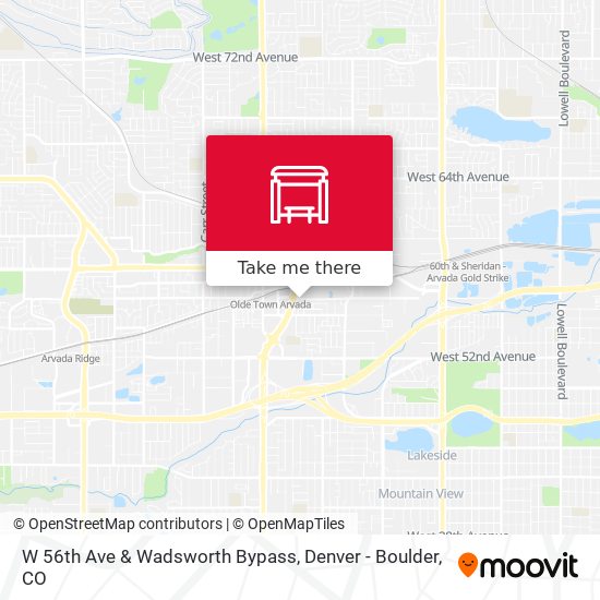 W 56th Ave & Wadsworth Bypass map