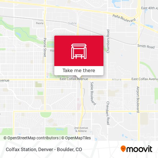 Mapa de Colfax Station