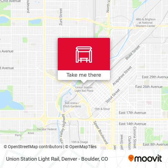 Union Station Light Rail map