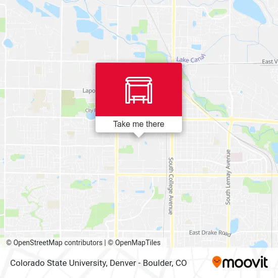 Colorado State University map