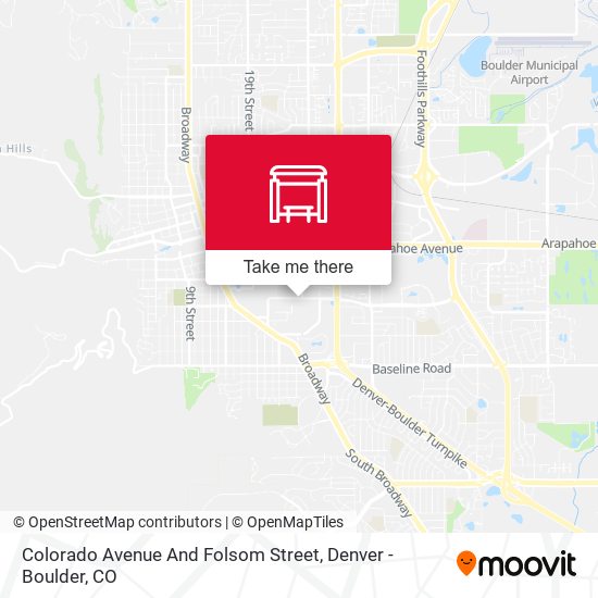 Mapa de Colorado Avenue And Folsom Street