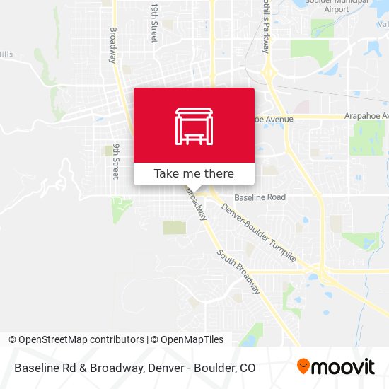 Baseline Rd & Broadway map