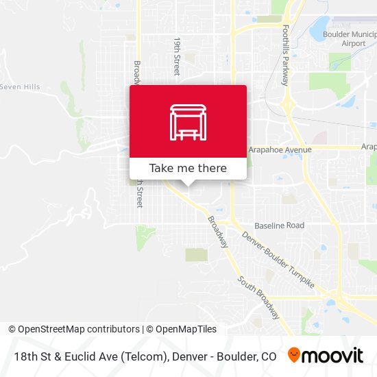 18th St & Euclid Ave (Telcom) map